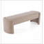 Élégant banc de rangement avec repose-pieds en forme de boucle avec un design simple et grand-1522860907