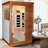 KISRAIS Upgraded Indoor Sauna Single Person Low EMF Far Infrared Sauna-92914341-107560283