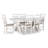 Asiel 7- Piece Wood and Upholstered Trestle Dining Set-2024304253