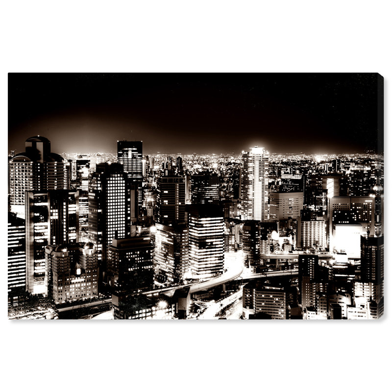 Tokyo, Japon - reproduction de photo sur toile, Toile tendue