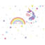 Magical Unicorn Rainbow Kids Wall Sticker