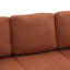 Canapé modulaire en L avec rangement coulissant, repose-pieds et coussins, 3 sièges avec chargement USB, porte-gobelet, conception convertible pour le salon, tissu en velours côtelé-425879430