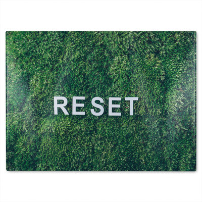 Wellness Re Designer Glass Chopping Board