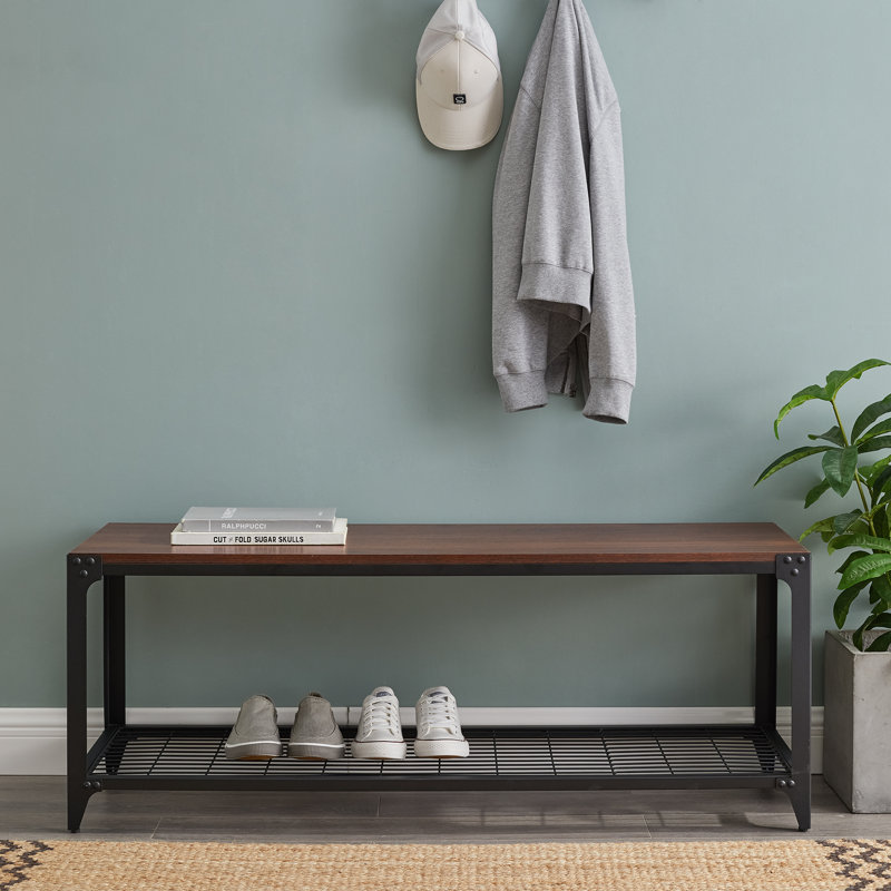 Westerleigh Storage Bench, Dark Walnut