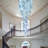 Murano Large Blown Glass Plate Chandelier Lighting Fixture