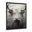 Minimalisme gris peinture Yak - Yaks Wall Art salon-97203282-134125801