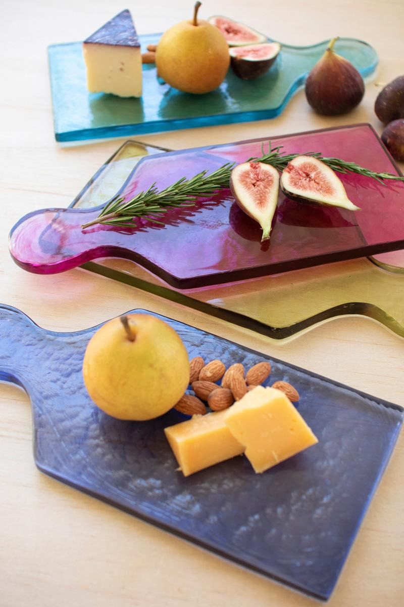 Glass Cheese Board