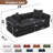 Modular Couch Sofa Bed For Apartment,Convertible Sofa Bed,Fixed-Shape Frame & Removable Armrests,Folding Mattress Couch For Small Spaces ,No Assembly-1682744668