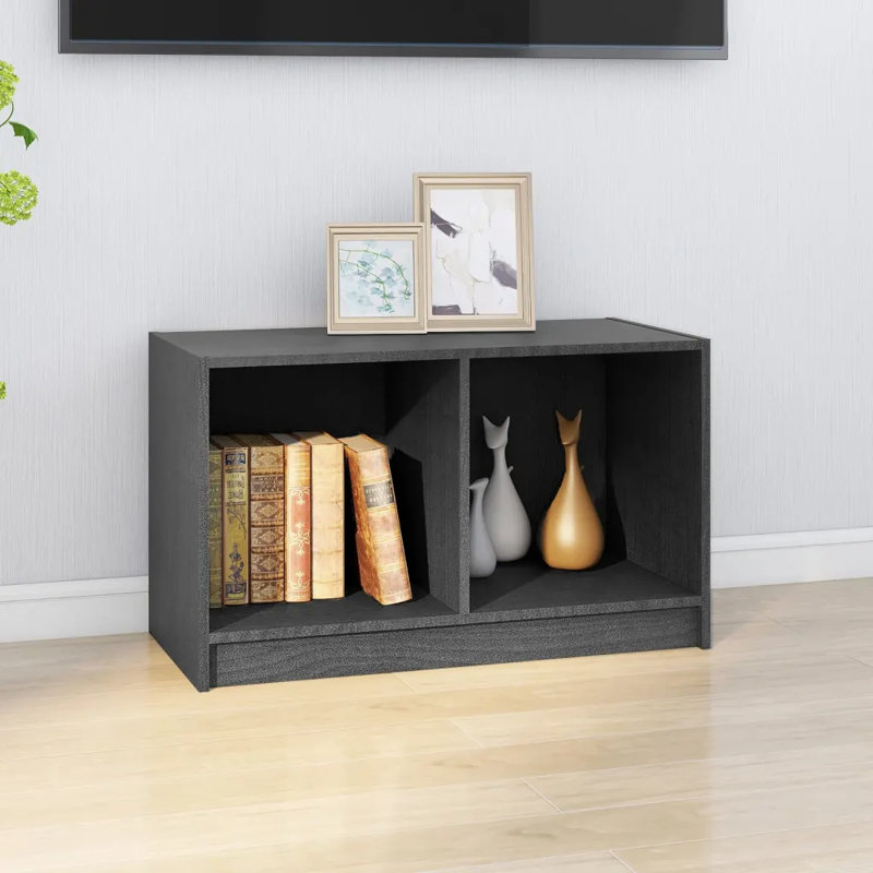 Gloriano Unfinished TV Stand, Grey
