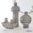 Colbert Vase-Black/White-101055608