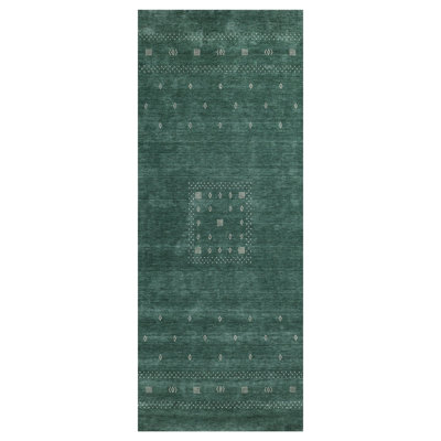 Simi Hand-Woven Geometric Cotton Wool Rug