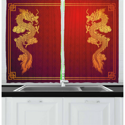 Pointed Kitchen Curtain