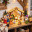Illuminated 13-Piece Nativity Set - Christmas Scene with Warm Light