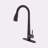 Single Handle Stainless Steel Kitchen Sink Faucet With Pull Down Sprayer-118388222