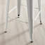 Honora Classic Industrial Metal Breakfast Bar Stool - Style Bold Colour Stackable-1323339847