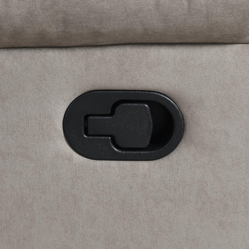 Upholstered Home Theater Seating with Cup Holder