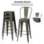 Chaise d'appoint empilable Bebingt-1208222339
