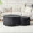 Nesting Coffee Table Set Of 2,Upholstered Round Coffee Tables Set Of 2 For Living Room, Modern Foam Round Coffee Table Side Table End Table Ottoman, No Assembly-132274043-115762733