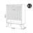 Japanese style dust-proof storage shoe cabinet