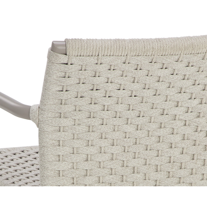 Fauteuil empilable Parkash - Crème - Crème