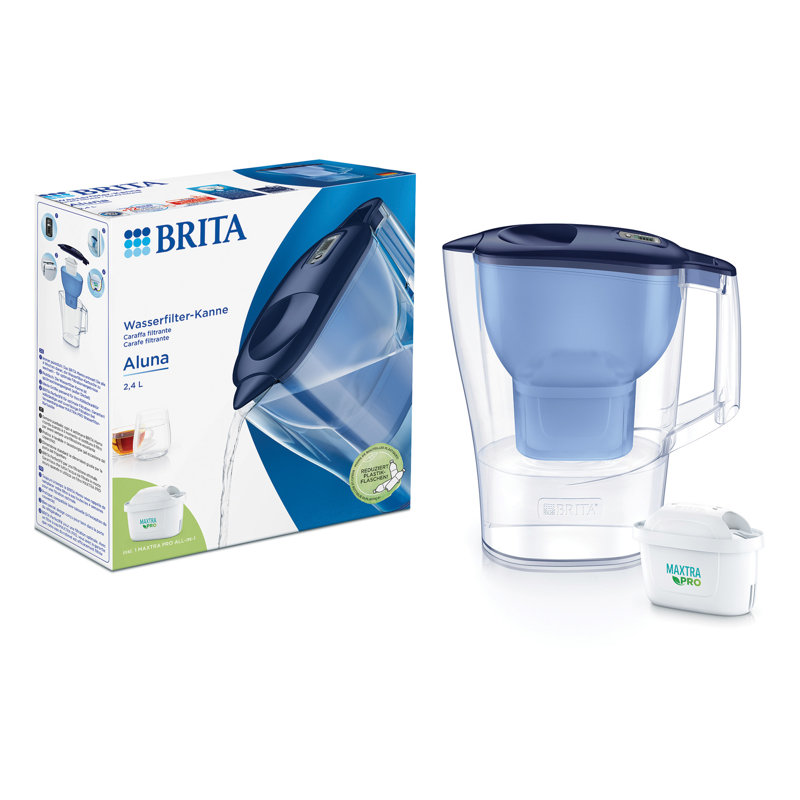 2.4L Aluna Water Filter Jug with 1 Cartridge