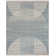 George Oliver Jeffs Machine Washable Blue Mid-Century Modern Indoor Rug