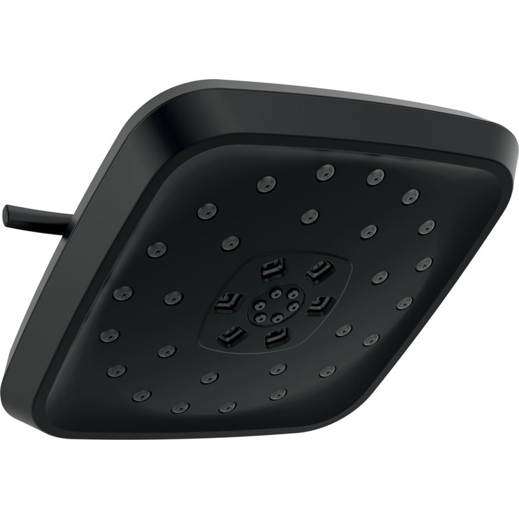 4-Setting Multi Function Fixed Shower Head with H2Okinetic Technology