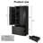 72" Modern Fluted Kitchen Pantry Cabinet With 2 Large Drawers & 8-Door Spice Rack, Freestanding Storage Organizer For Bathroom, Dining Room, Office, Entryway, Bathroom Storage-1519205781