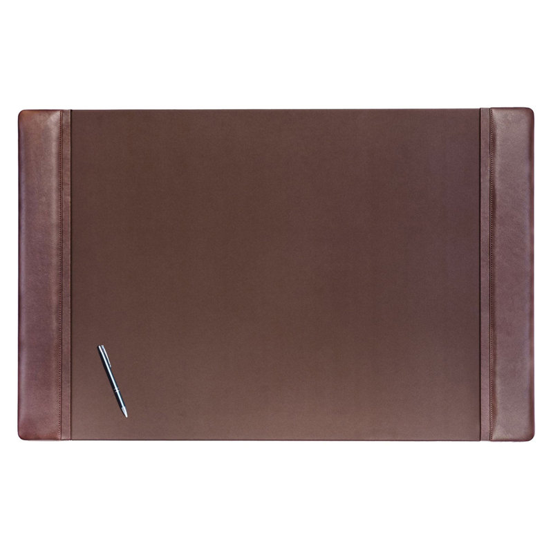 Tapis de bureau côté-rail, Chocolat / Brun