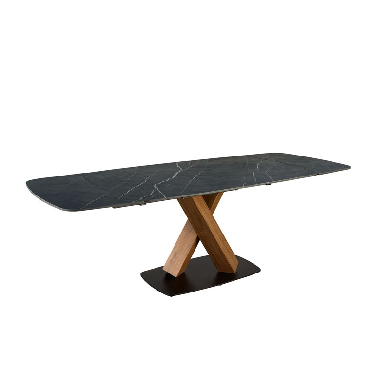 Extendable Marble Top Dining Table