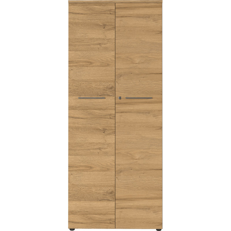 Miabella 2 -Door 4 -Shelf, Graphite/Oak