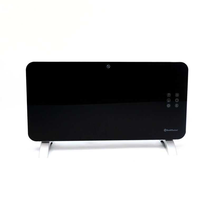 Rediffusion Smart Glass Panel Heater 2000w, 76cm H x 24cm W x 16.90cm D, 6.25, 5,115.00
