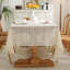 High Quality Washable Wrinkle Free Lace Tablecloth With Tassel-1724106327