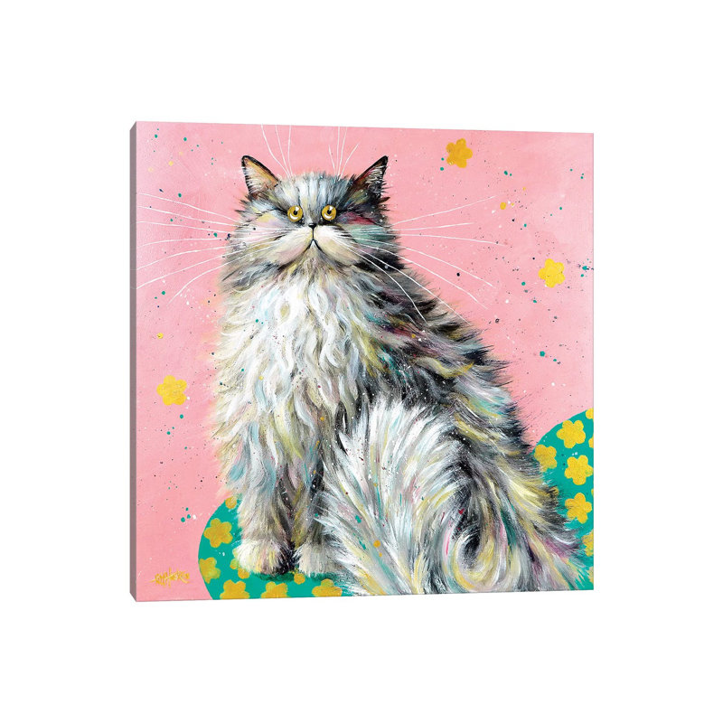 « Beulah Preciosa » par Kim Haskins-reproduction d’art, Toile tendue, Pas de tapis, H 12 po x l 12 po x P 1,5 po