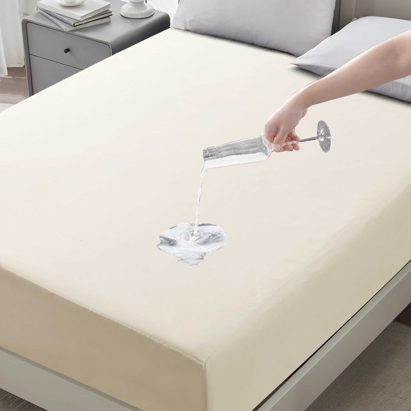 Tallou Waterproof Fitted Mattress Protector Case Pack, Kingsize (5'), 30cm