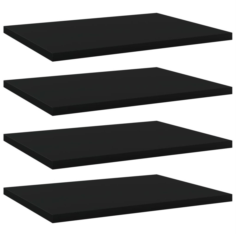 Floating Shelves Wall Shelving Wall Mounted Shelves Display Wall Units, 0.6" H x 15.7" W x 11.8" D, Black