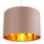Contemporary Cotton Lamp/Light Shade with Shiny Paper Inner-660541415-561683927