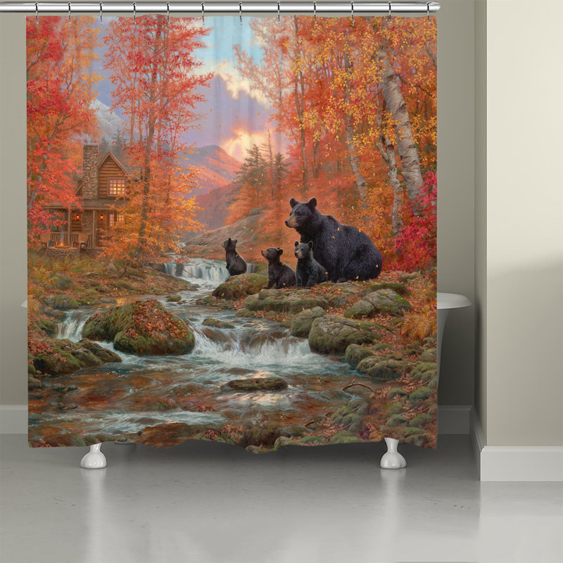 Rideau de douche Black Bear
