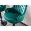 Ensemble de 2 tabourets de bar réglables avec dossier et repose-pieds, chaises de bar à hauteur de comptoir pour la cuisine, pub - vert