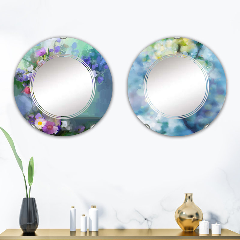 Ensemble de 2 miroirs sans cadre