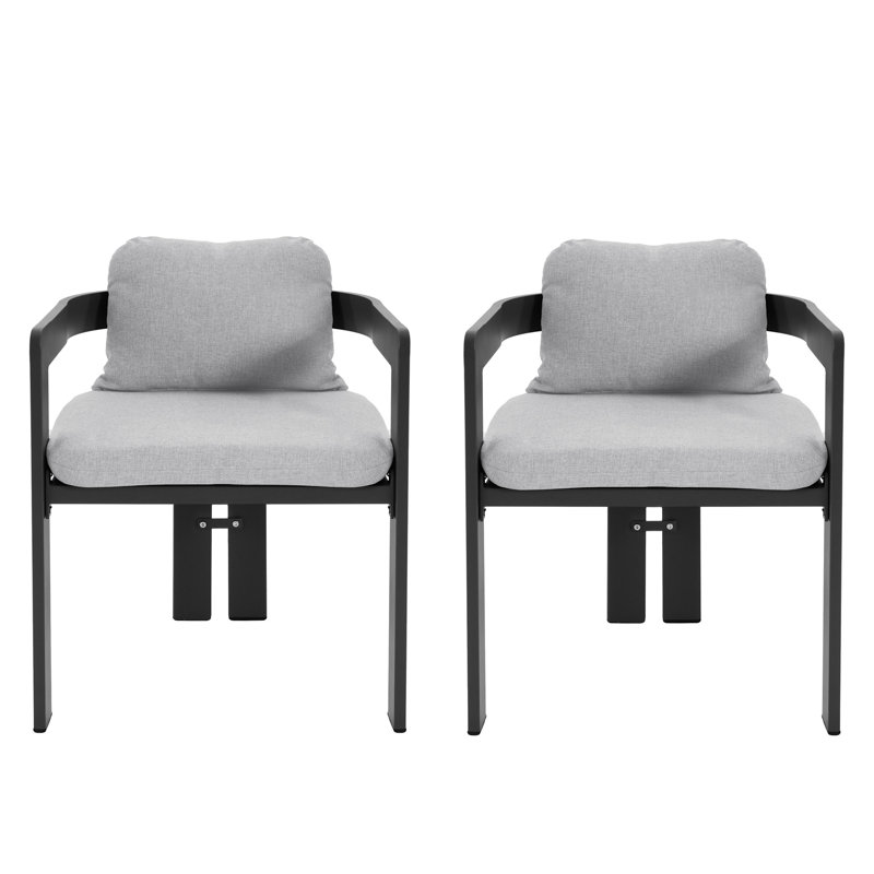 Chaise d'extérieur Pula, Gray Cushion/Black Frame