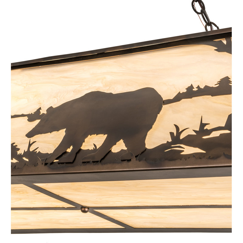 Luminaire suspendu linéaire 9 lumières