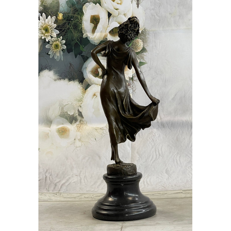 Statue de danseuse gitane Art déco Nouveau de Britanya