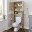 Armoire au-dessus de la toilette Dune Farmhouse avec tablettes et portes à fermeture magnétique-95375546