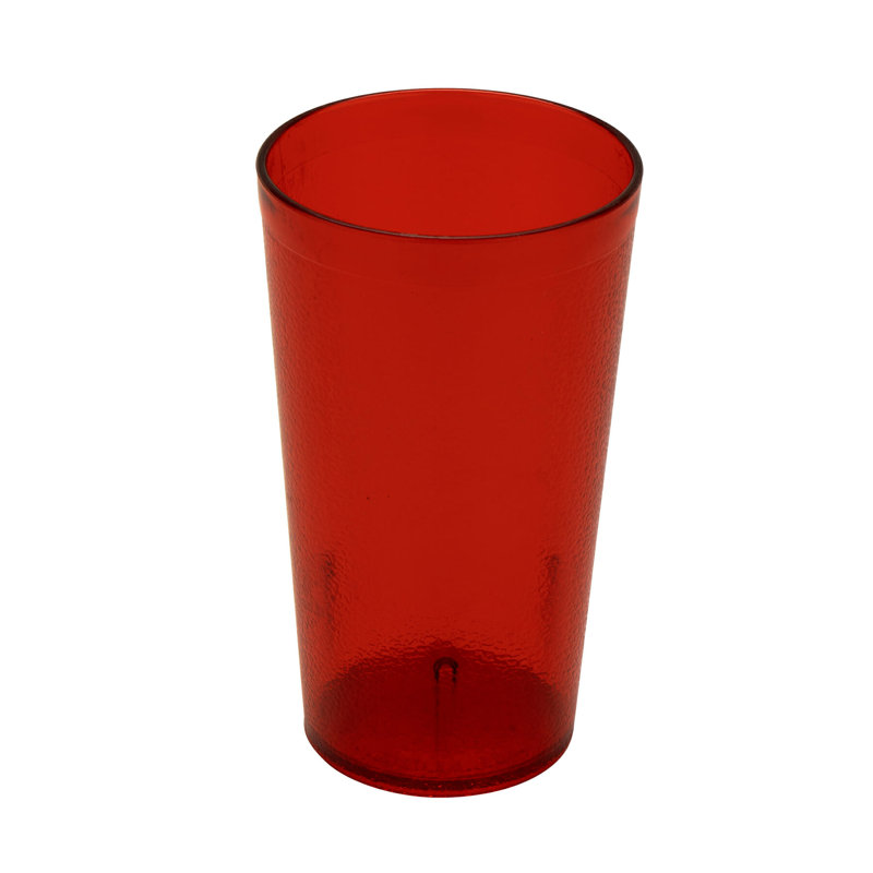Gobelets de restaurant en plastique robustes, Verre à vin, Rouge