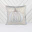 Coussin en dentelle brodée citrouille