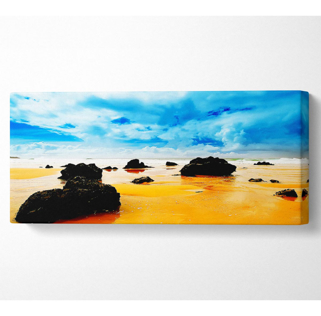 Orange Sands - Kunstdrucke auf Leinwand - Wrapped Canvas