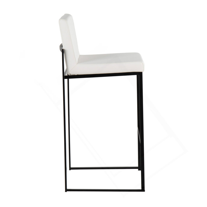 Tabouret de bar 30 po Fuji, Blanc