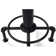 Peres Swivel Counter Stool with Metal Frame