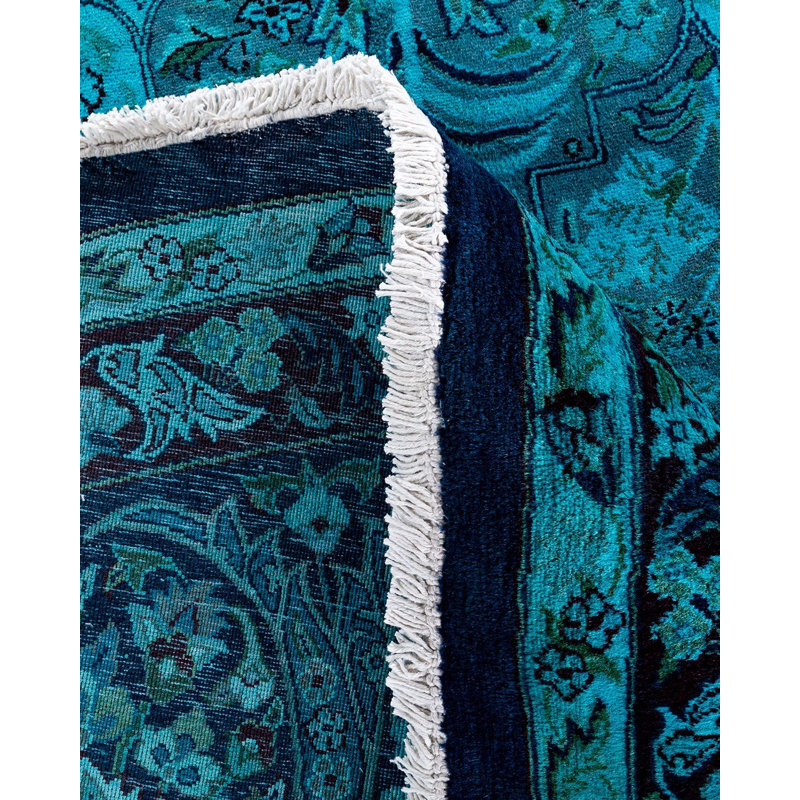Overyed One-of-a-Kind Round 10'1" X 10'2" Hand Knotted Area Rug